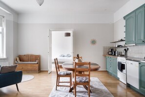 Interior - Nordic Vintage 1BR Apt in Kamppi (Helsinki)