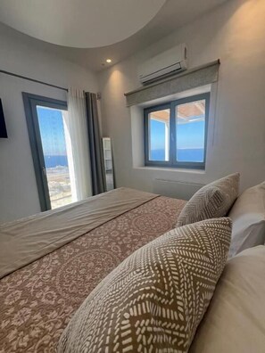 Blue Sky Holiday Apartment | 埃及棉床單、高級寢具、記憶棉床墊、迷你吧