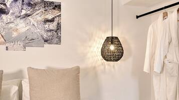 Superior Suite, 1 Bedroom, Private Bathroom, Sea View | In-room safe, desk, laptop workspace, blackout drapes