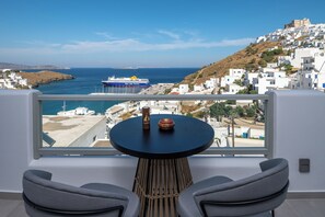 Comfort Room, Balcony, Ocean View | Balcony view - Vivere Luxury Suites (Astypalaia)