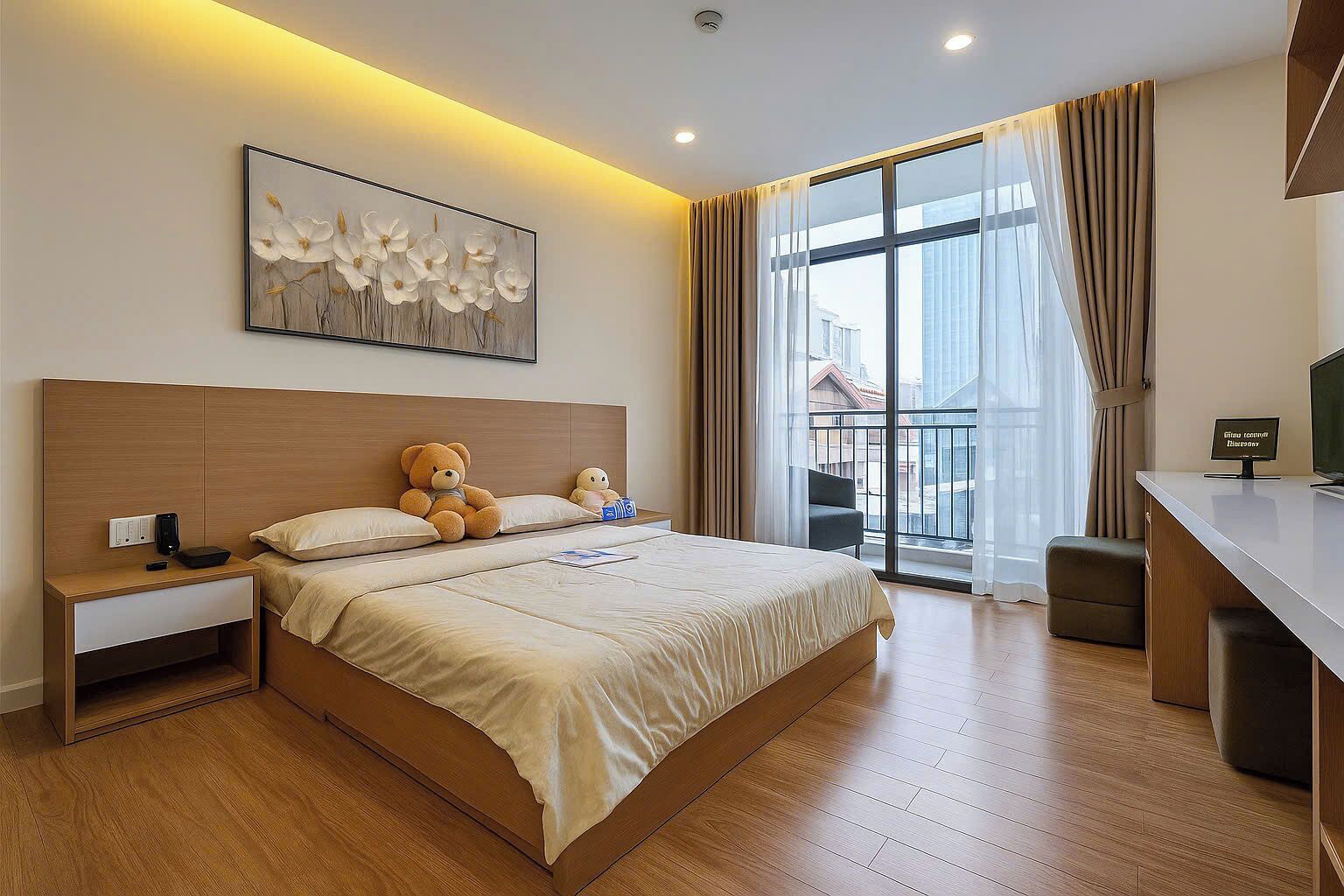 1 soverom, internettilgang og sengetøy