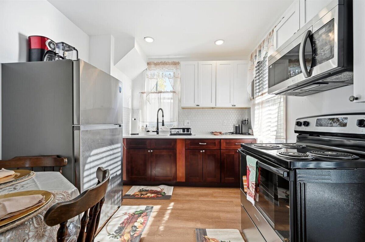 Microwave, oven, stovetop