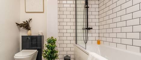 Hair dryer, towels