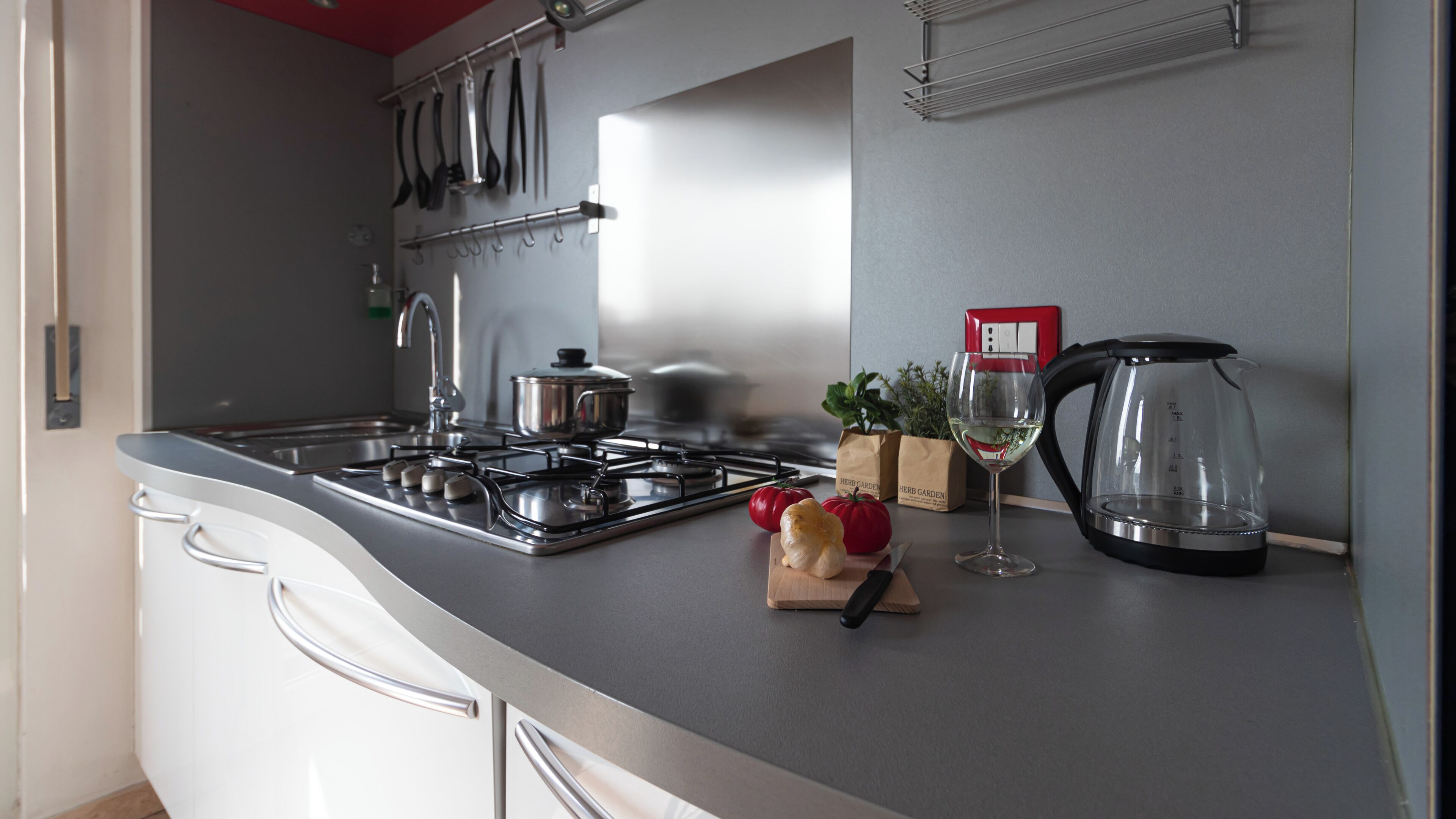 Leilighet (1 Bedroom) | Eget kjøkken | Ovn, espressomaskin, vannkoker og spisebord