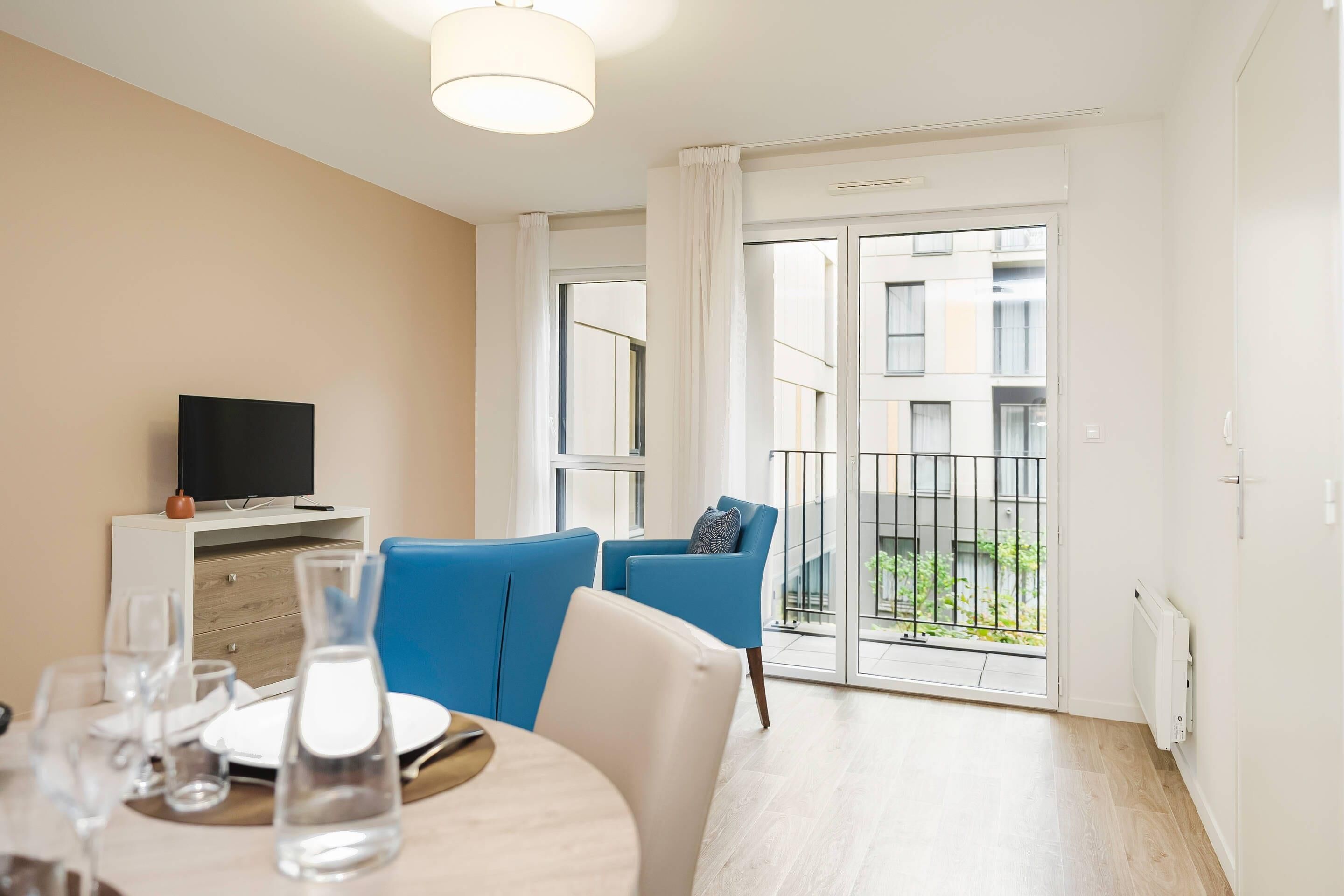 Appartement, 1 chambre | Wi-Fi gratuit, draps fournis
