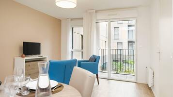 Appartement, 1 chambre | Wi-Fi gratuit, draps fournis
