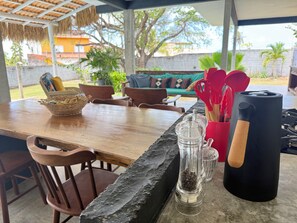 Family House, Balcony, Garden View | Dining room