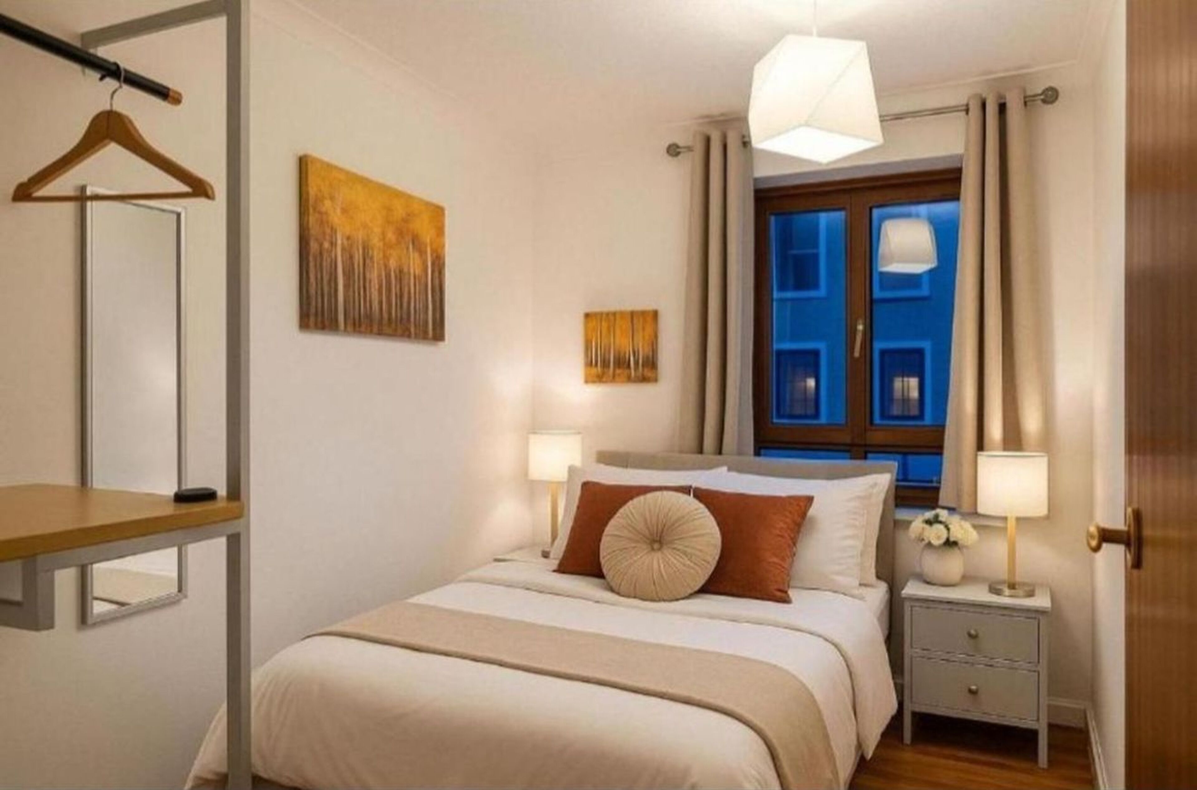 2 bedrooms, iron/ironing board, free WiFi, bed sheets