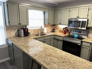 Fridge, microwave, oven, stovetop - NEW LISTING! 1BR Renovated/ Be our first guest/ These rates won't last long! (Ocean Isle Beach)