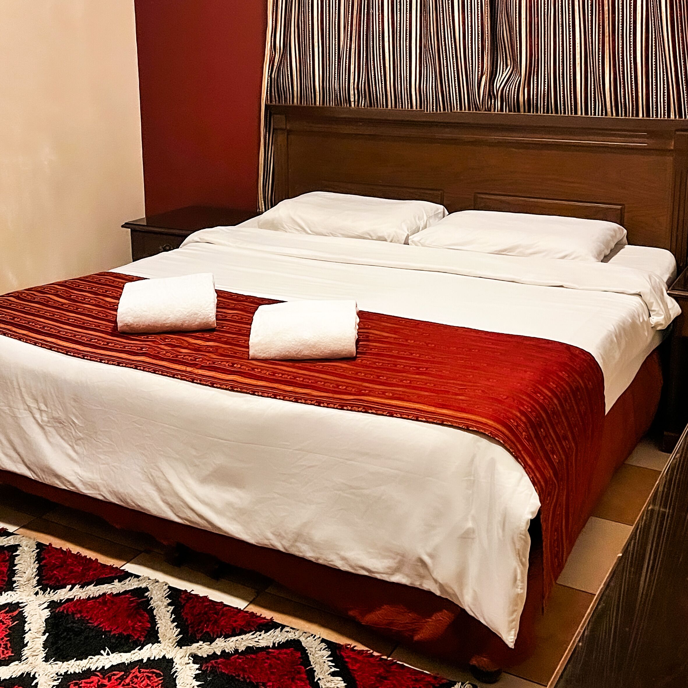 Eenvoudig appartement | Luxe beddengoed, pillowtop-bedden, gratis wifi, beddengoed