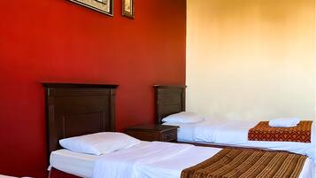 Family Apartment, City View | Premium bedding, pillow-top beds, free WiFi, bed sheets