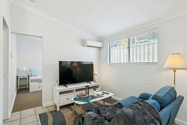 2 bedrooms, iron/ironing board, travel crib, WiFi