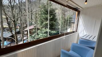 Basic Double or Twin Room, Balcony, Mountain View | Terrace/patio