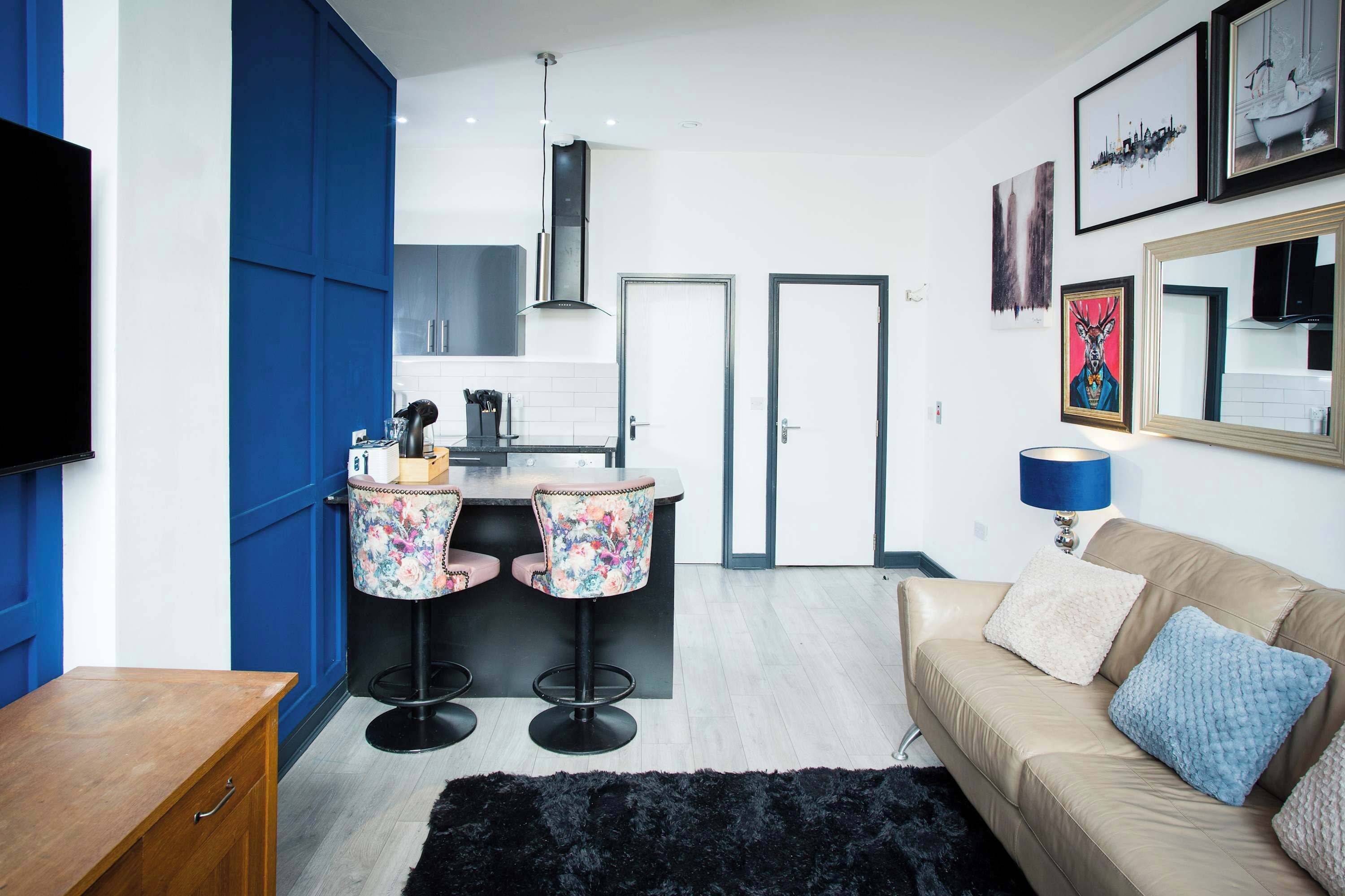 Televisie en een kantoor