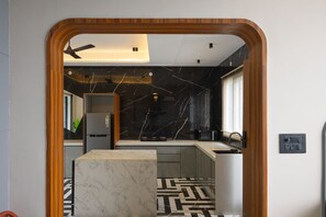 Microwave, oven, stovetop, dishwasher - Z Villa Luxury private pool villa near Fateh Sagar Lake Udaipur perfect getaway! (bh. kavita farmhouse. nr. spectrum resort)