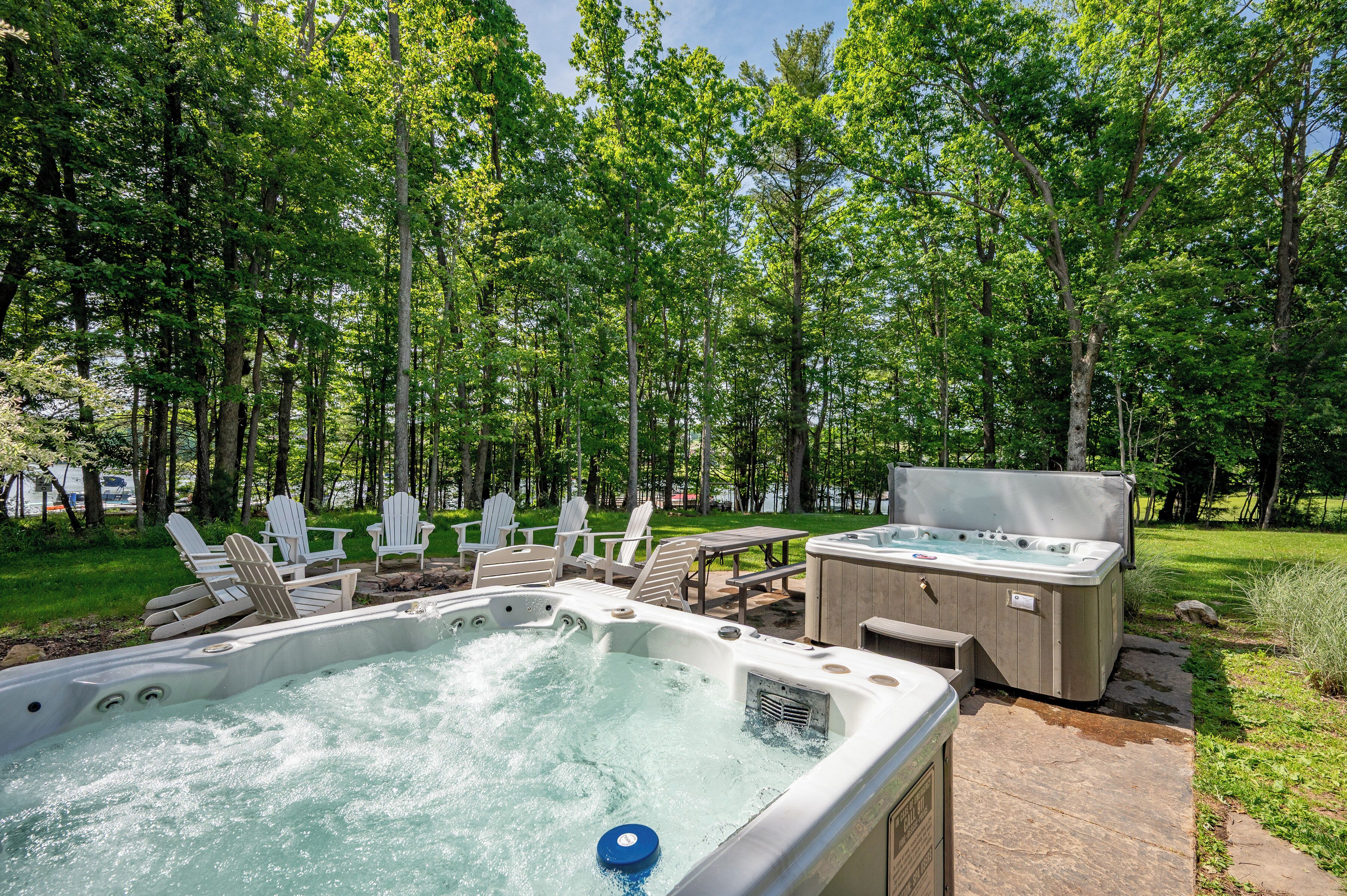 Baignoire à remous extérieure