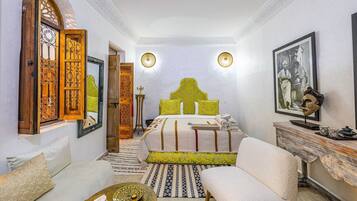 Luxury Room, Patio, Pool View | Laptop workspace, iron/ironing board, free WiFi
