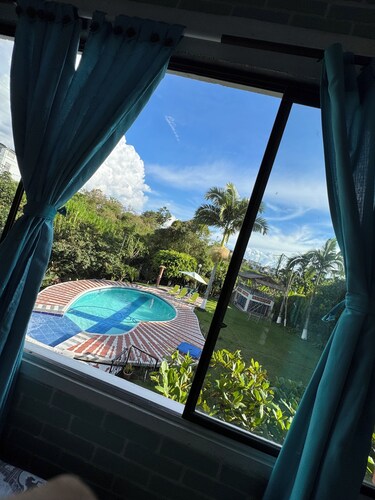 Country lodging, very close to the city.