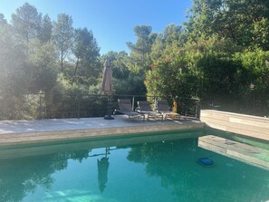 Seasonal outdoor pool - Villa Oriel Naturiste (Figanières)