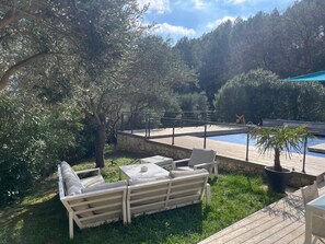 Terrace/patio - Villa Oriel Naturiste (Figanières)