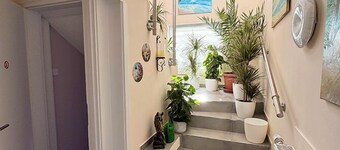 Vacation apartment (50sqm) with balcony and sun terrace in Frickenhausen