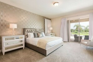 9 bedrooms, iron/ironing board, WiFi, bed sheets - Luxury 9BR Villa Near Disney  Private Pool, Spa & Game Room (Kissimmee)