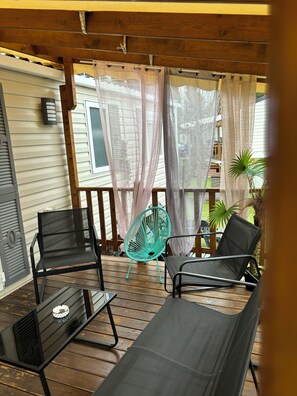 Terrace/patio - Exotic mobile home 40 m2 (Fréjus)