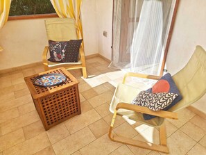 Terrace/patio - Air-conditioned apartment with private terrace and parking space - Agnone Cilento (Montecorice)