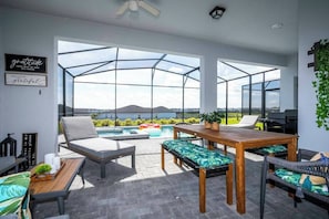 Pool - Luxury Disney Villa / 7BR with Themed Rooms & Private Pool in Windsor Island (Davenport)
