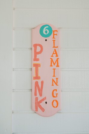 In-room safe, individually decorated, individually furnished - Guana Beach Inn (Great Guana Cay)