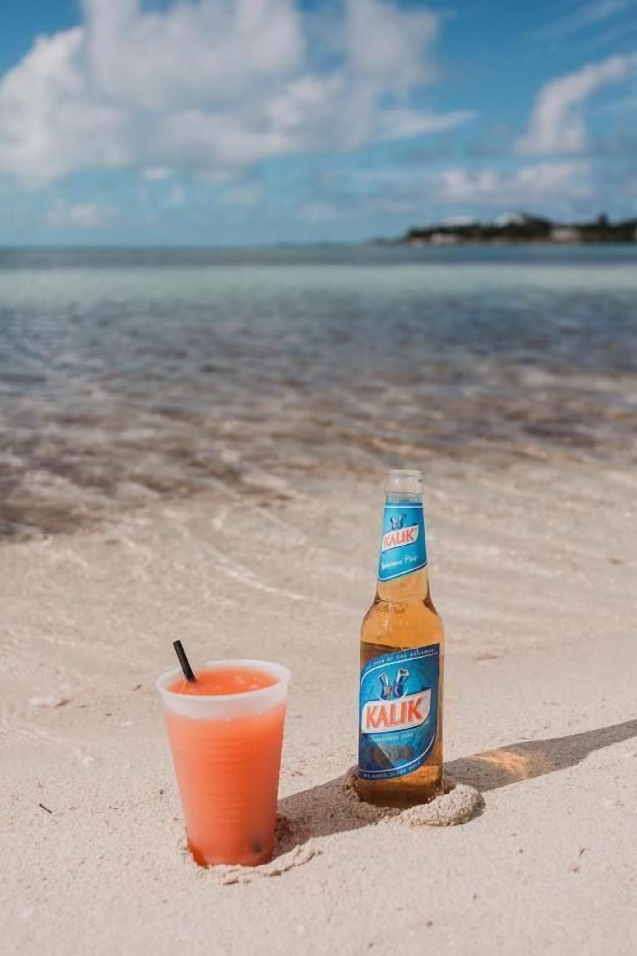 Private beach, beach bar