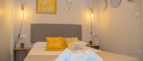 3 slaapkamers, een bureau, een strijkplank/strijkijzer, gratis wifi