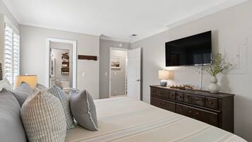 2 bedrooms, iron/ironing board, travel crib, WiFi