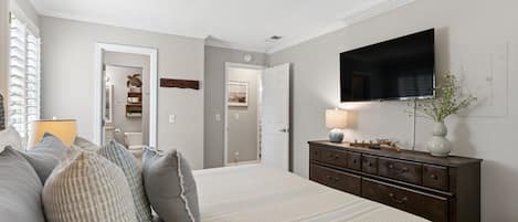2 bedrooms, iron/ironing board, travel crib, WiFi