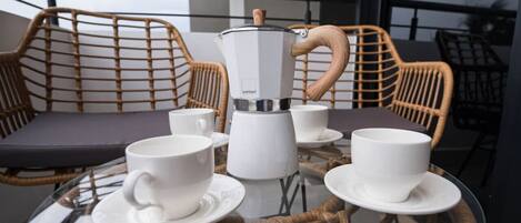 屋外ダイニングエリア