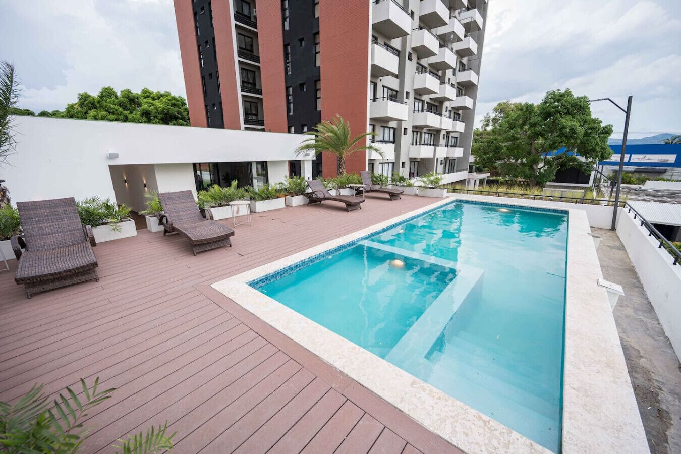 Alberca al aire libre 