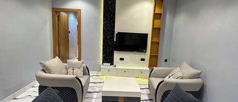 Apartment, City View | Living area