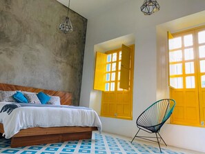 5 bedrooms, iron/ironing board, bed sheets - Casa Azul Maria, your Home in the Heart of the City. (Guadalajara)