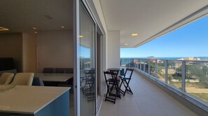 Basic Apartment | Outdoor dining - Apts in Building w/ Pool 120 m From the Beach - LTT (Picarras)