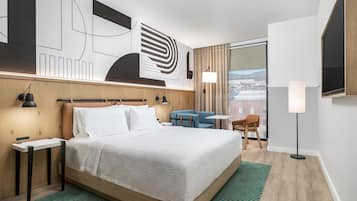 Room, 1 King Bed, Mountain View | In-room safe, desk, laptop workspace, blackout drapes