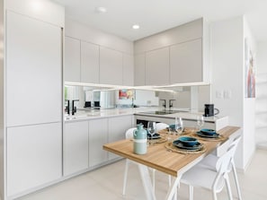 Fridge, oven, stovetop, dishwasher - D438 – Amazing 2-Bedroom Lagoon View with Balcony (Sint Maarten)
