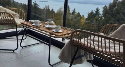 Calido depto con vista estilo Patagonico en Bariloche