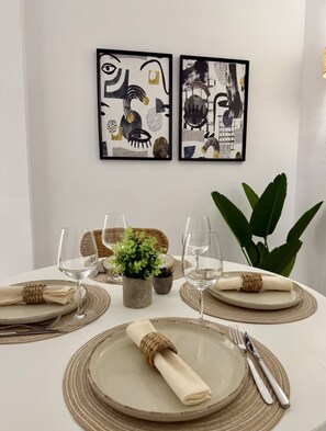 Dining - Boho apartment with terrace (Marbella)