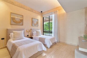 Comfort-Apartment, 2 Schlafzimmer, Terrasse, Blick auf den Golfplatz
