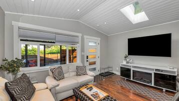 TV connectée, cheminée