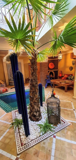 Terrace/patio - ❤️ New on Abritel! 🌵 Riad Dar Cactus Bleu 🌵, Marrakech medina (Marrakech)