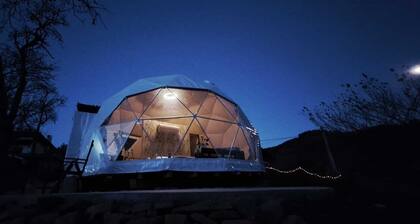 Domo en plena naturaleza con jacuzzi