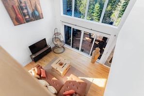 Fireplace, table football - Boho Chic Lake Mountain Spa Games Kayak EV charger (Sainte-Lucie-des-Laurentides)