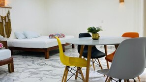 Family Suite, 1 Bedroom, Non Smoking, Courtyard View | Iron/ironing board, free WiFi, bed sheets - Hotel Centrico Tulum (Tulum)