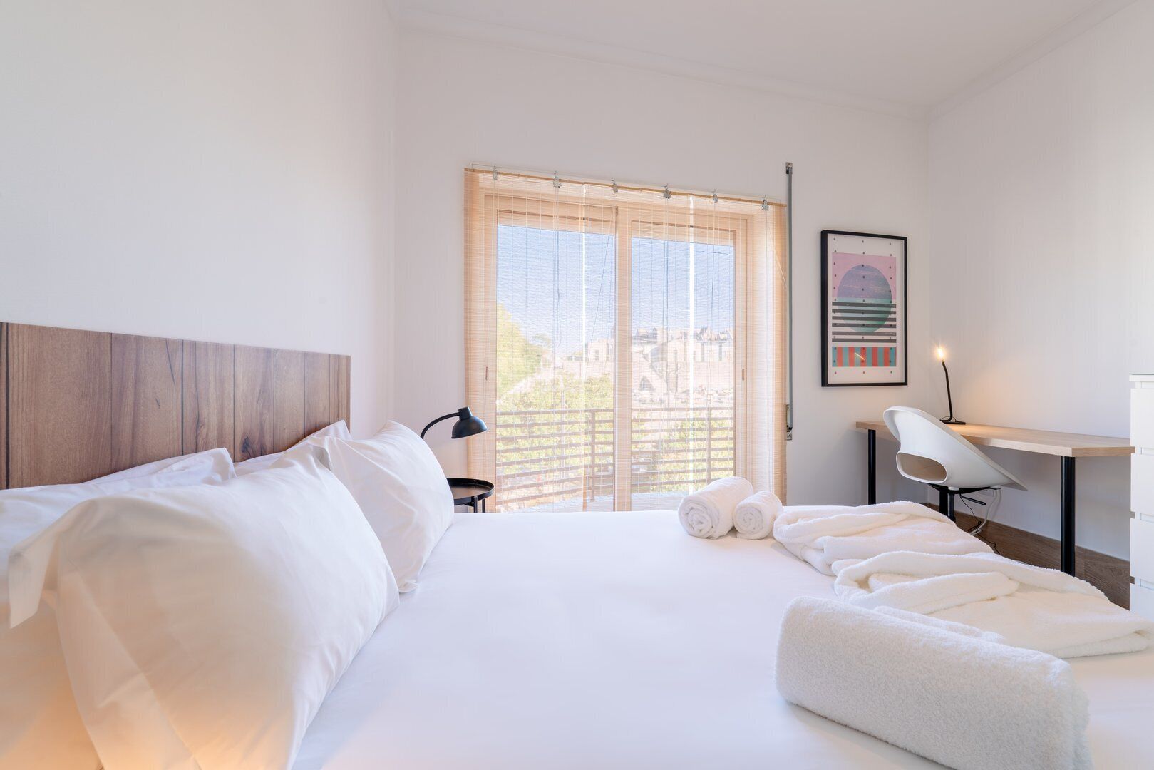 Schreibtisch, Bügeleisen/Bügelbrett, Internetzugang, Bettwäsche